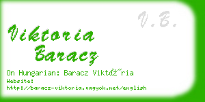 viktoria baracz business card